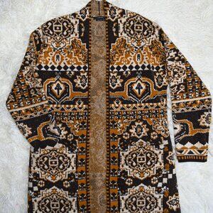 Eclectic 70s vibe cardigan